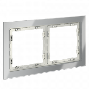 Рамка стеклянная VOLTUM S70 на 2 поста