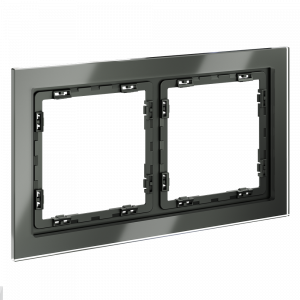 Рамка стеклянная VOLTUM S70 на 2 поста