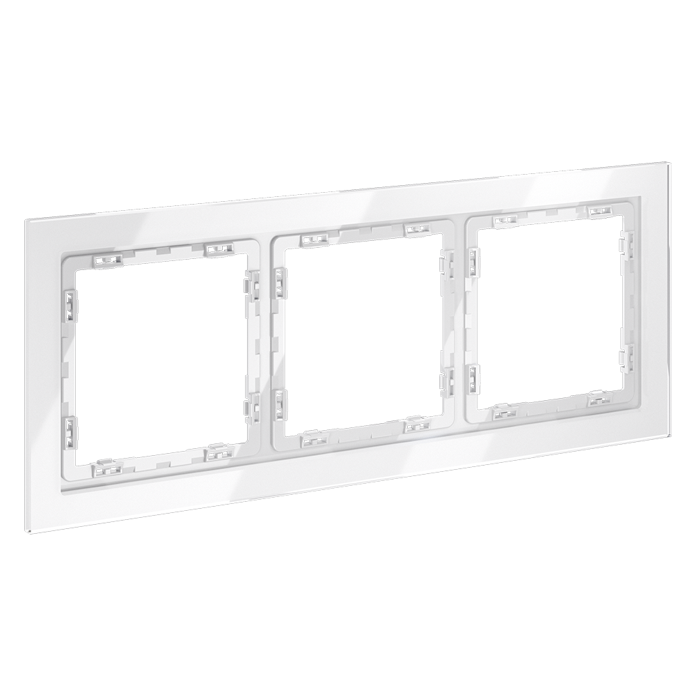 Рамка стеклянная VOLTUM S70 на 3 поста