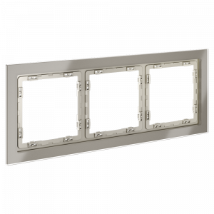 Рамка стеклянная VOLTUM S70 на 3 поста