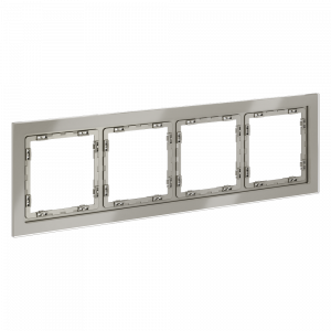 Рамка стеклянная VOLTUM S70 на 4 поста