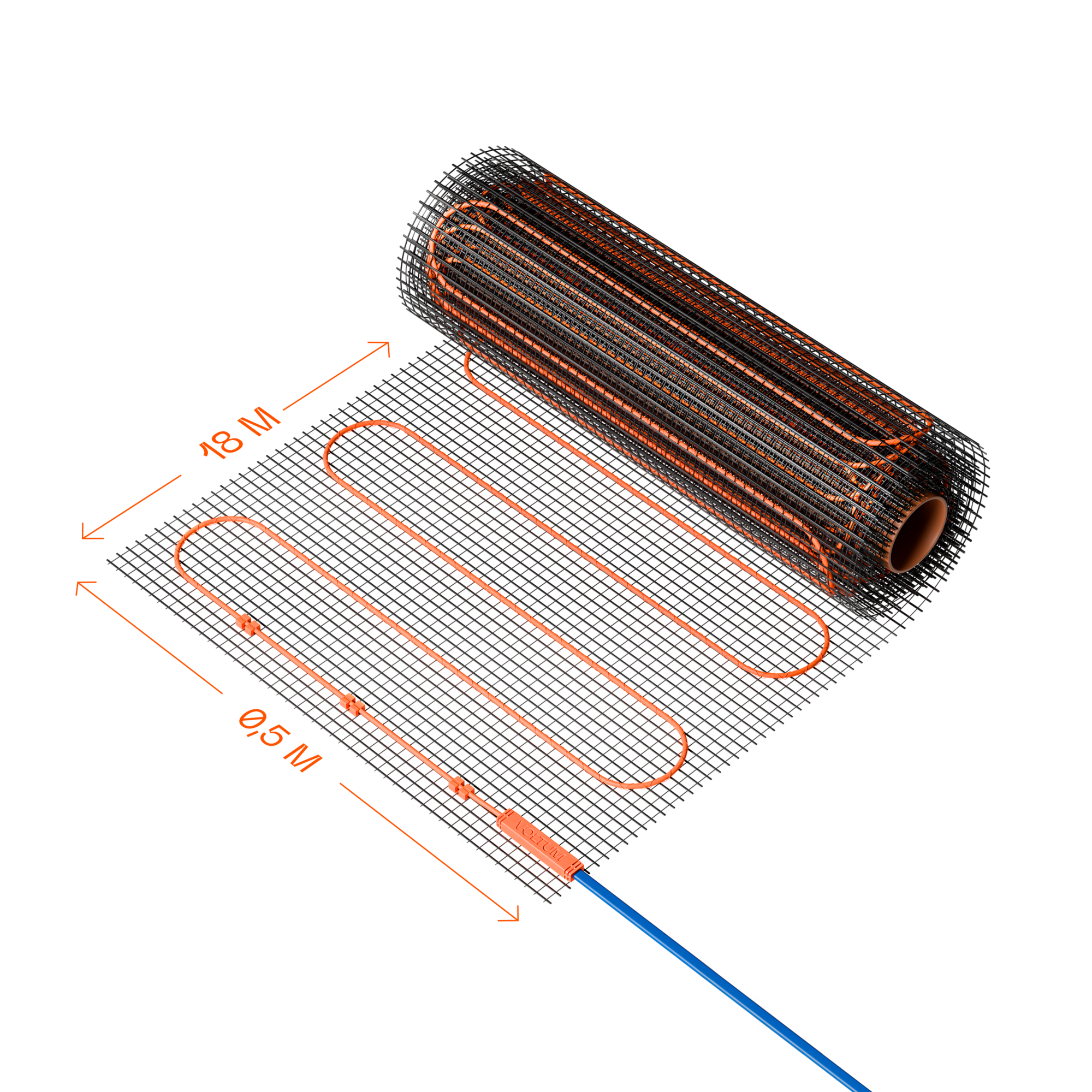 Нагревательный мат VLT01-200-9.0