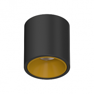 Накладной светодиодный светильник Ledron RINBOK Black-Gold TRIAC 4000K