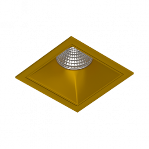 Встраиваемый светодиодный светильник Ledron RISE KIT 1 LED 4000K Gold