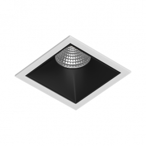 Встраиваемый светодиодный светильник Ledron RISE KIT 1 LED 4000K White-Black