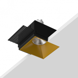 Встраиваемый светильник под сменную лампу Ledron Rise SQ H KIT1 Gold