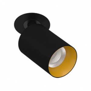 Светодиодный поворотный светильник SAGITONY R BASIC S60 Black-Gold 4000K