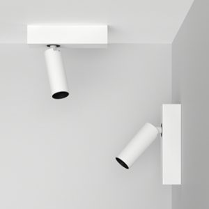 Накладной поворотный светодиодный светильник Ledron SAGITONY E S40 White-Black 4000K