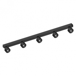 Накладной поворотный светодиодный светильник Ledron SAGITONY E5 S75 Black Dim 4000K