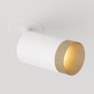 Встраиваемый  светодиодный светильник Ledron SAGITONY R Basic S60 Wooden White