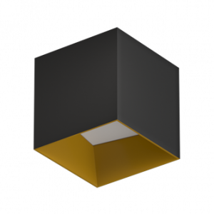 Накладной светодиодный светильник Ledron SKY OK Black-Gold