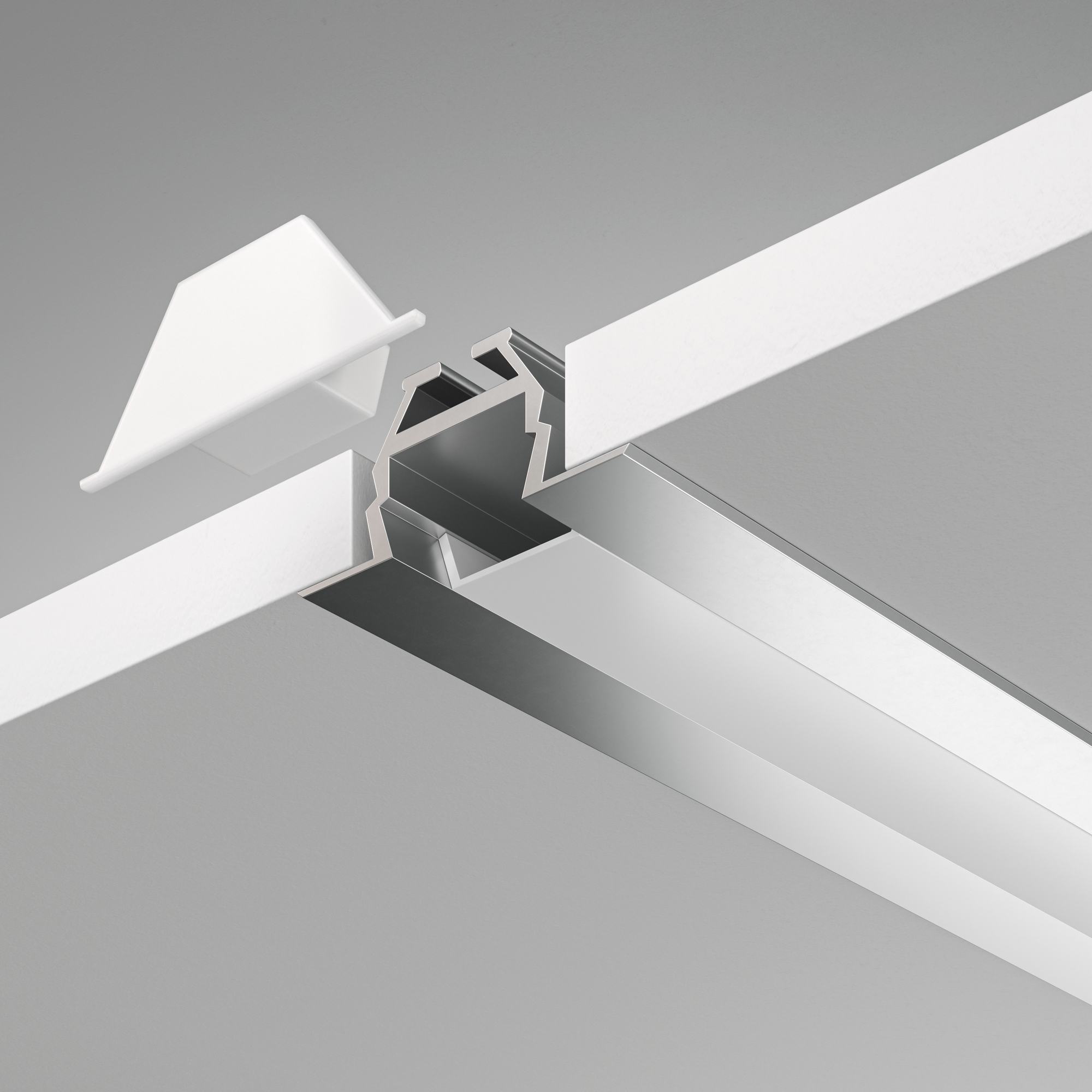 Алюминиевый профиль встраиваемый 30x10 Профиль Led Strip ALM010S-2M