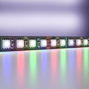 Светодиодная лента 24В 5050 21Вт/м Цветная (RGB) 5м IP20 Black Светодиодная лента Led Strip 20038