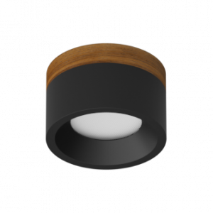 Накладной светодиодный светильник Ledron SUITABLE MIDDLE Wooden Black