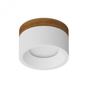 Накладной светодиодный светильник Ledron SUITABLE MIDDLE Wooden White