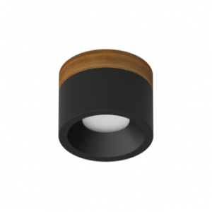 Накладной светодиодный светильник Ledron SUITABLE MINI Wooden Black