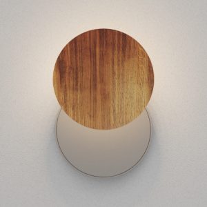 Настенный светодиодный светильник Ledron UFO G3 Wooden Grey