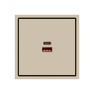 USB зарядное устройство типа A+С