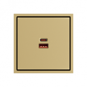 USB зарядное устройство типа A+С