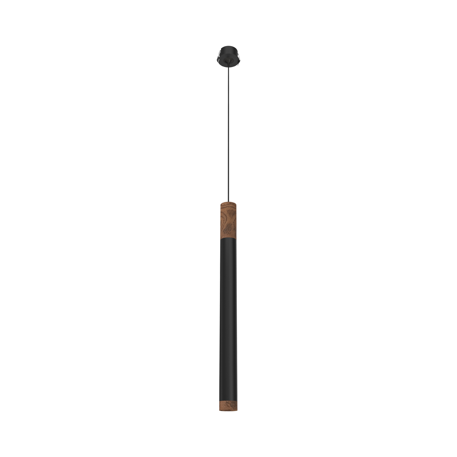 Подвесной (встраиваемый) светодиодный светильник Ledron SAGITONY R BASIC T40 Wooden 100 Black — изображение 2