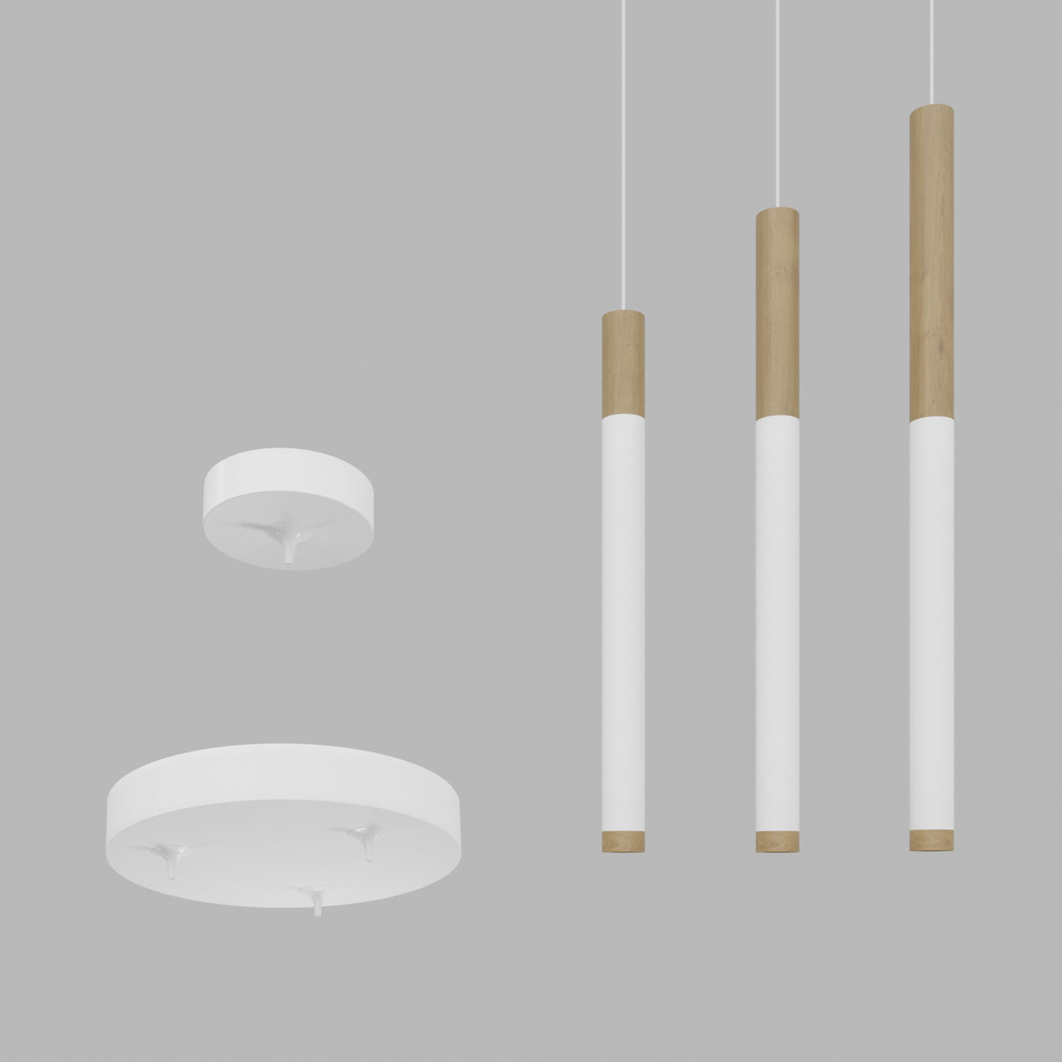Подвесной (накладной) светодиодный светильник Ledron SAGITONY R3 T40 Wooden 300 White NO DIM