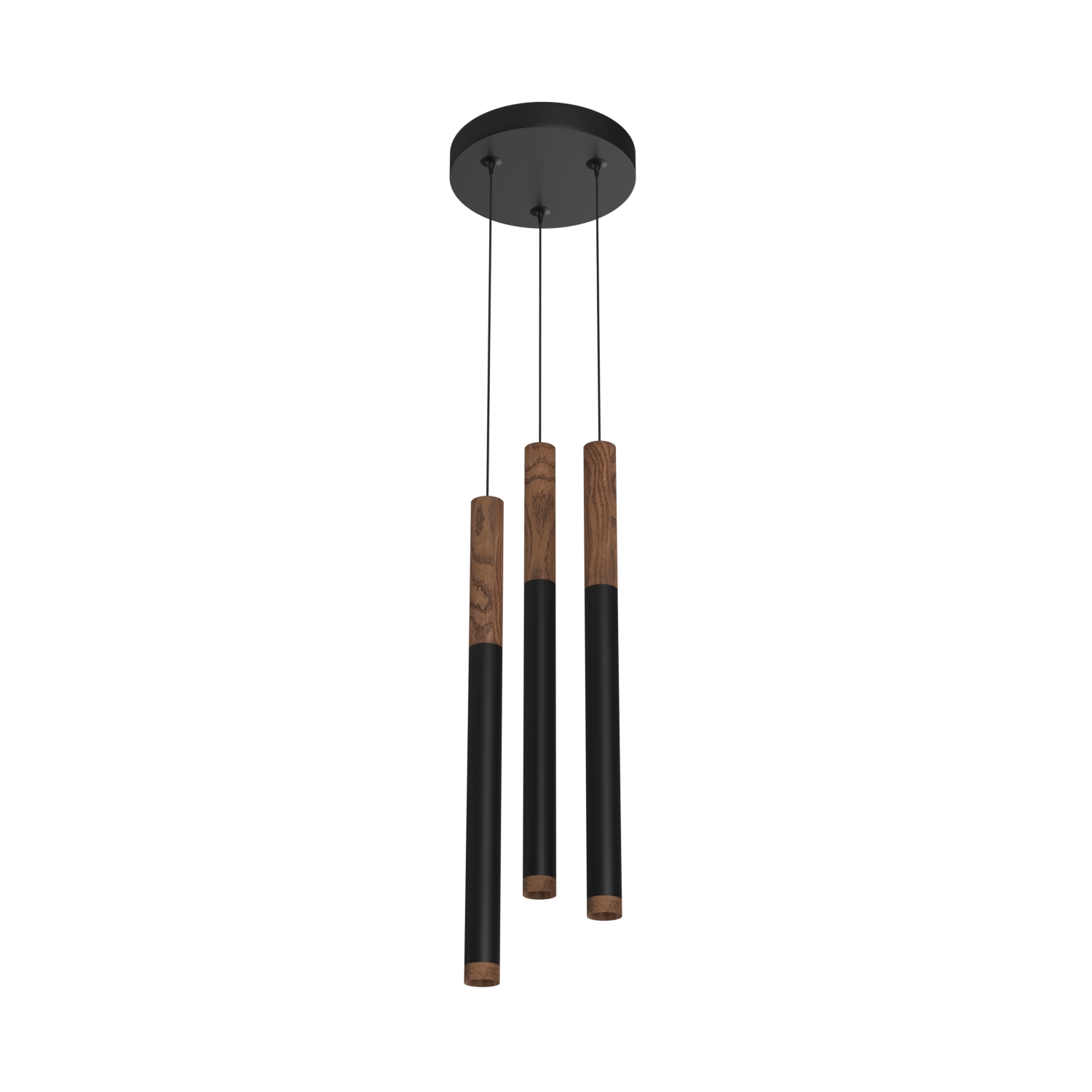 Подвесной (накладной) светодиодный светильник Ledron SAGITONY R3 T40 Wooden 200 Black — изображение 2
