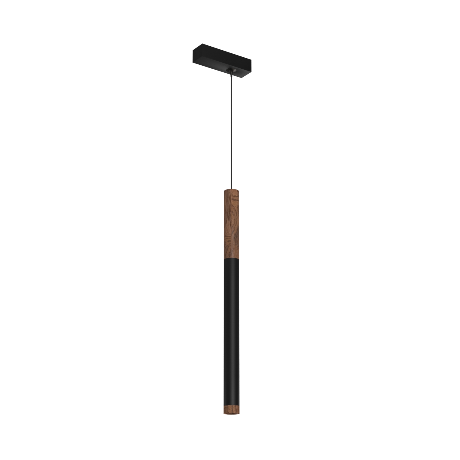 Подвесной (накладной) светодиодный светильник Ledron SAGITONY E T40 Wooden 200 Black — изображение 2