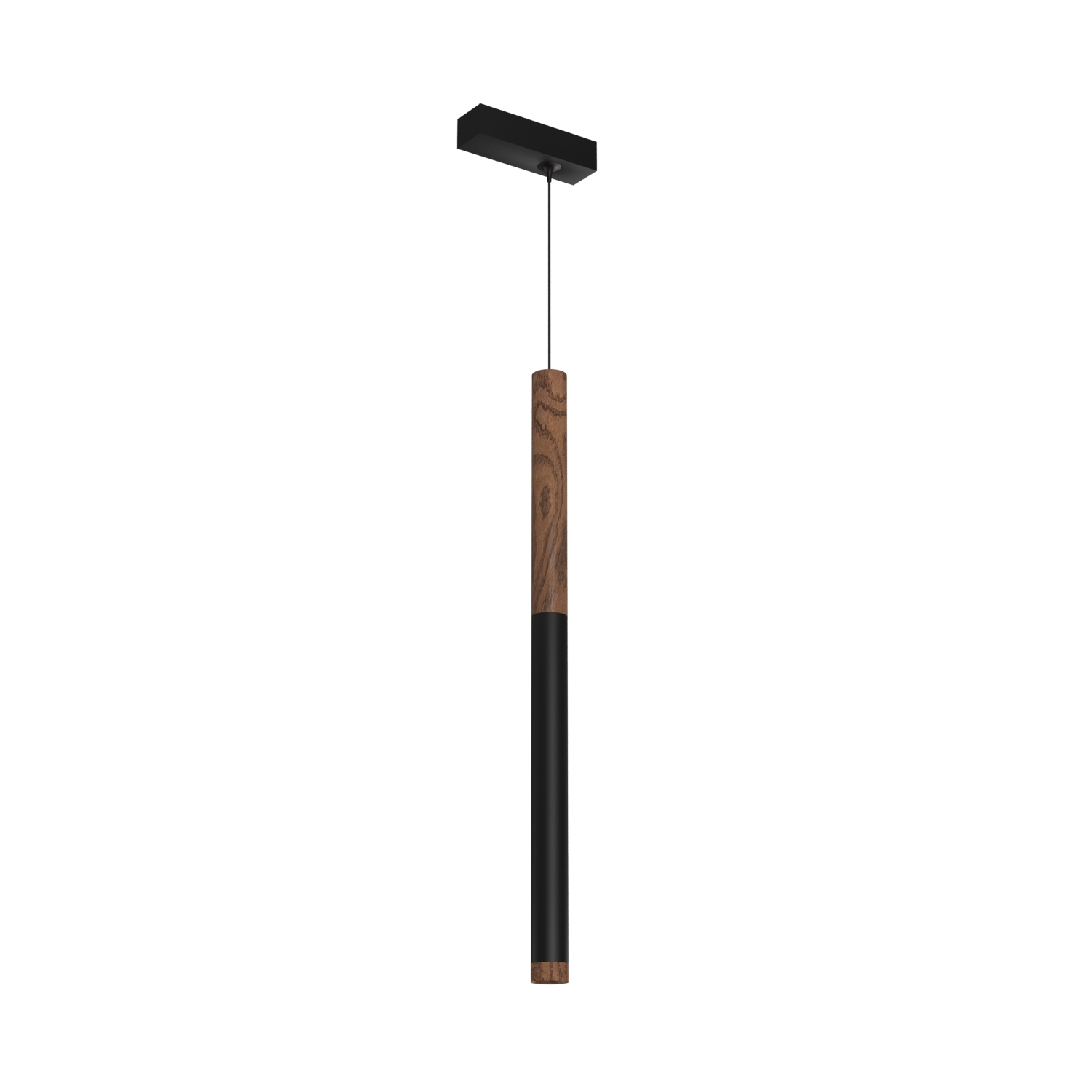 Подвесной (накладной) светодиодный светильник Ledron SAGITONY E T40 Wooden 300 Black — изображение 2