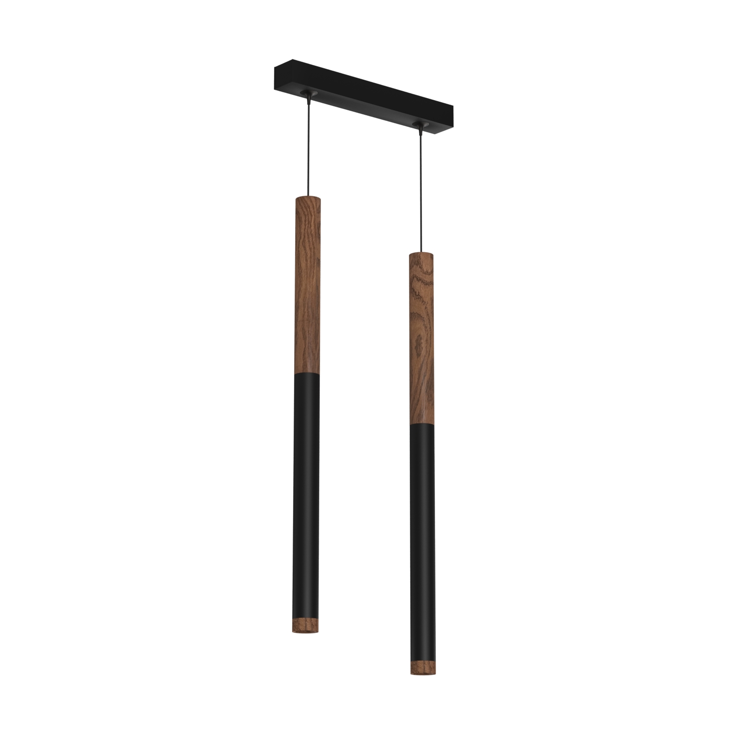 Подвесной (накладной) светодиодный светильник Ledron SAGITONY E2 T40 Wooden 300 Black — изображение 2