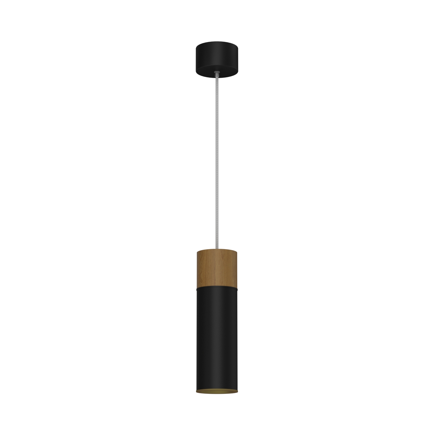 Подвесной (накладной) светодиодный светильник Ledron SLC7391/7W-PS Black-Gold TRIAC