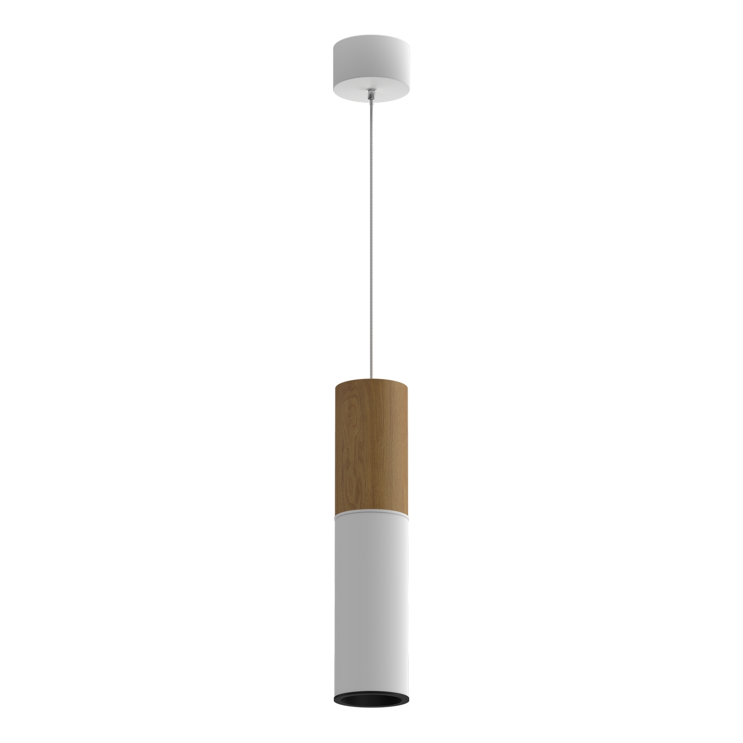 Подвесной (накладной) светодиодный светильник Ledron SLC7391/7W-PB White-Black TRIAC