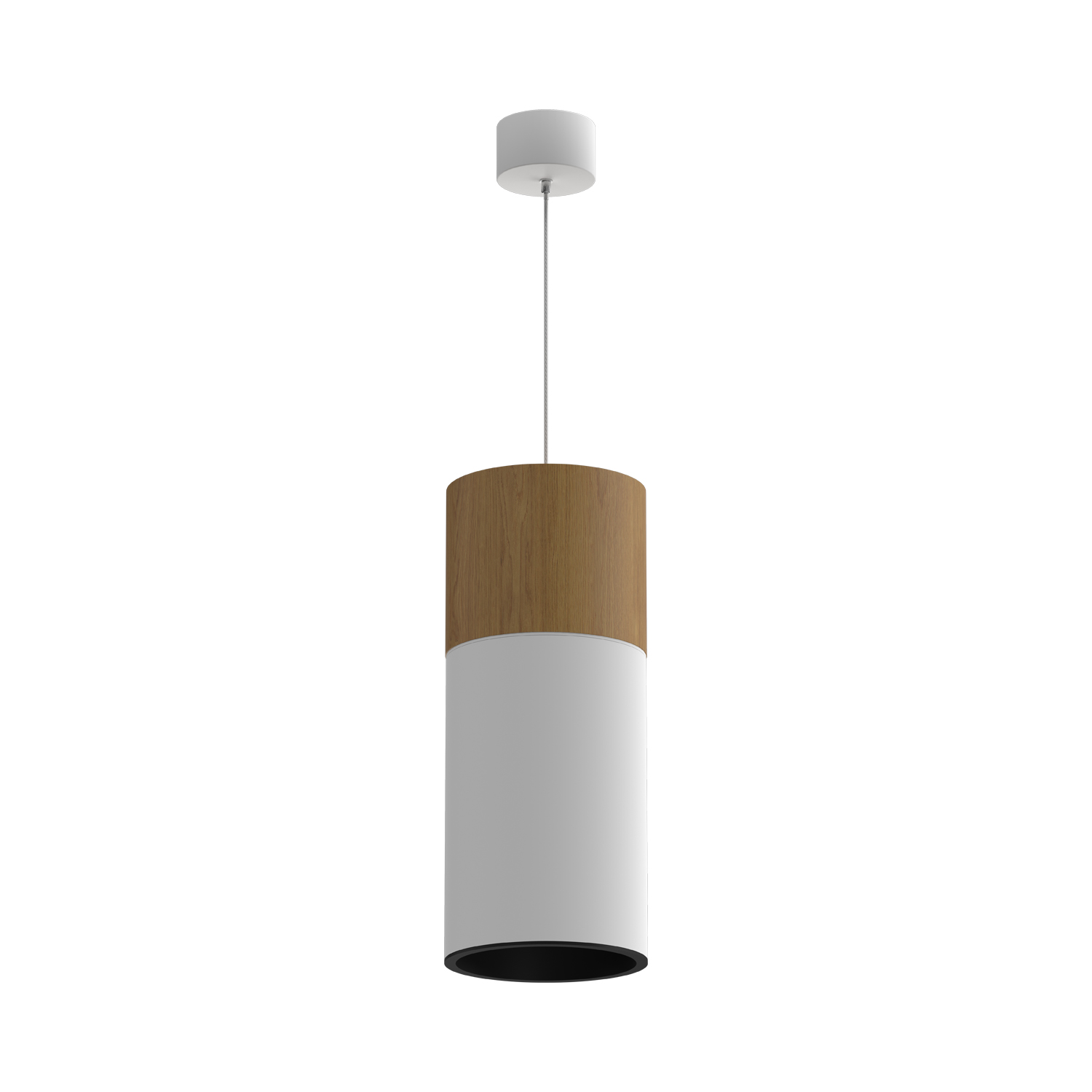 Подвесной (накладной) светодиодный светильник Ledron SLC7392/12W-PB White-Black — изображение 2