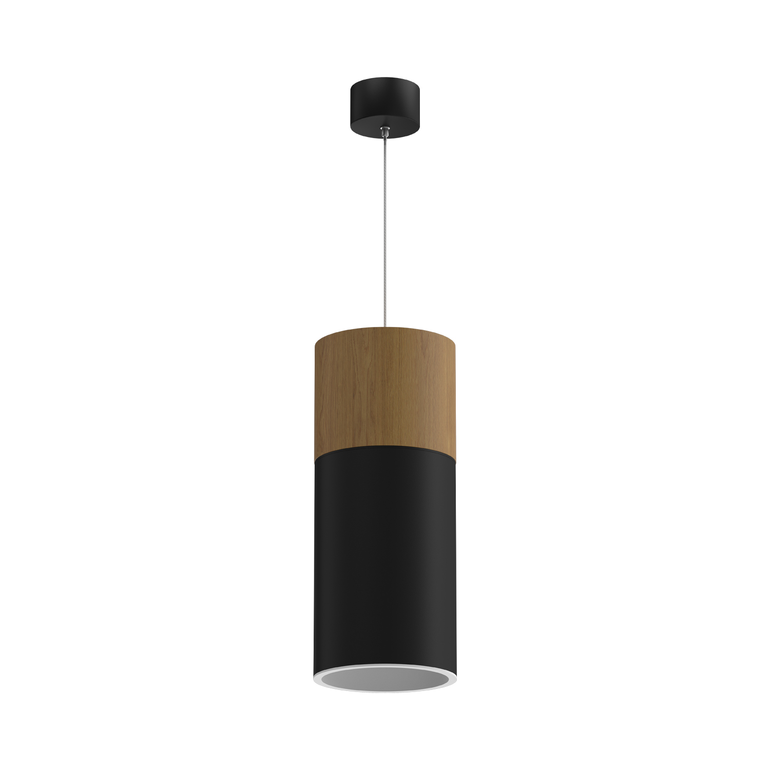 Подвесной (накладной) светодиодный светильник Ledron SLC7392/12W-PB Black-White — изображение 2
