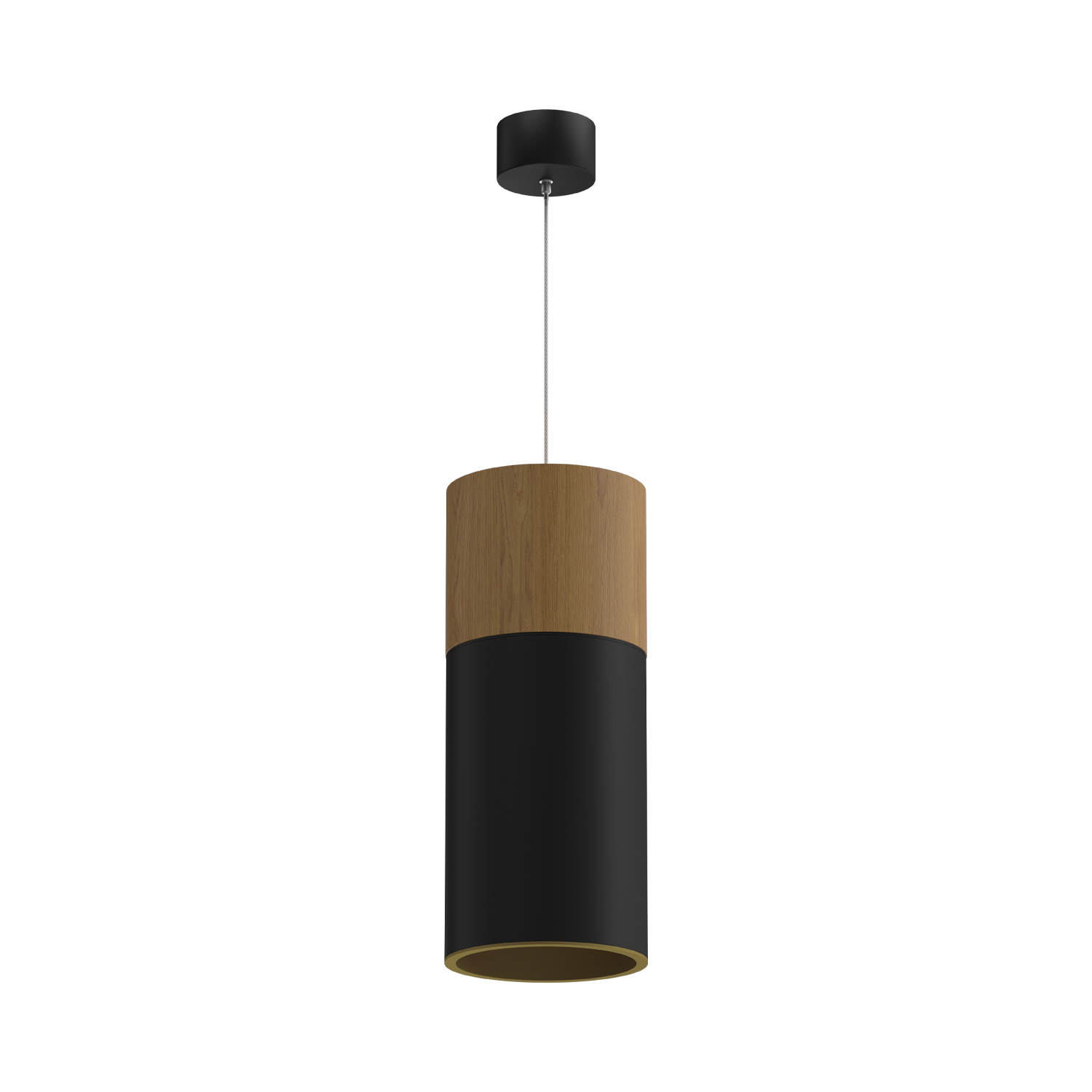 Подвесной (накладной) светодиодный светильник Ledron SLC7392/12W-PB Black-Gold — изображение 2