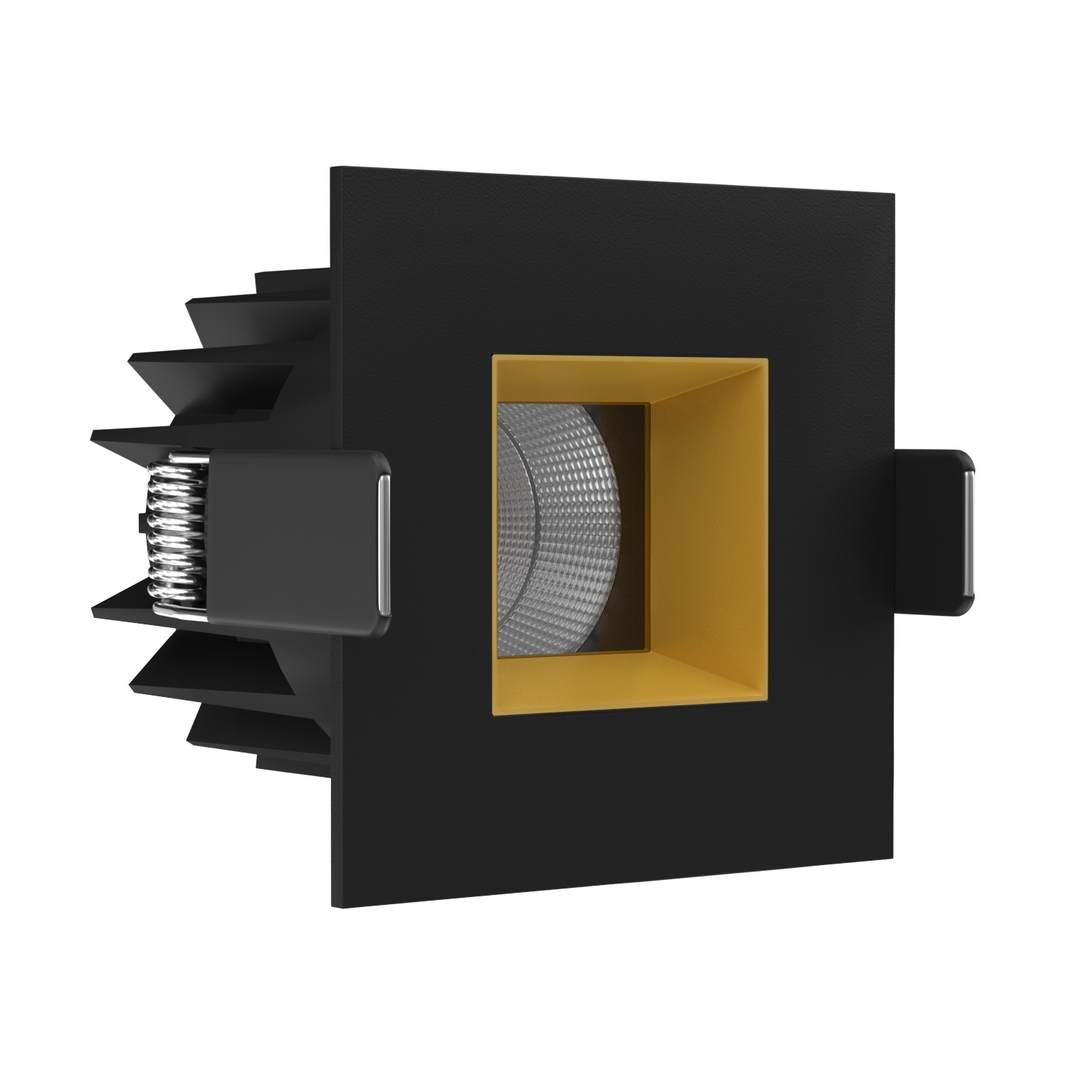 Встраиваемый светодиодный светильник Ledron FAST TOP SQ MINI Black-Gold — изображение 2
