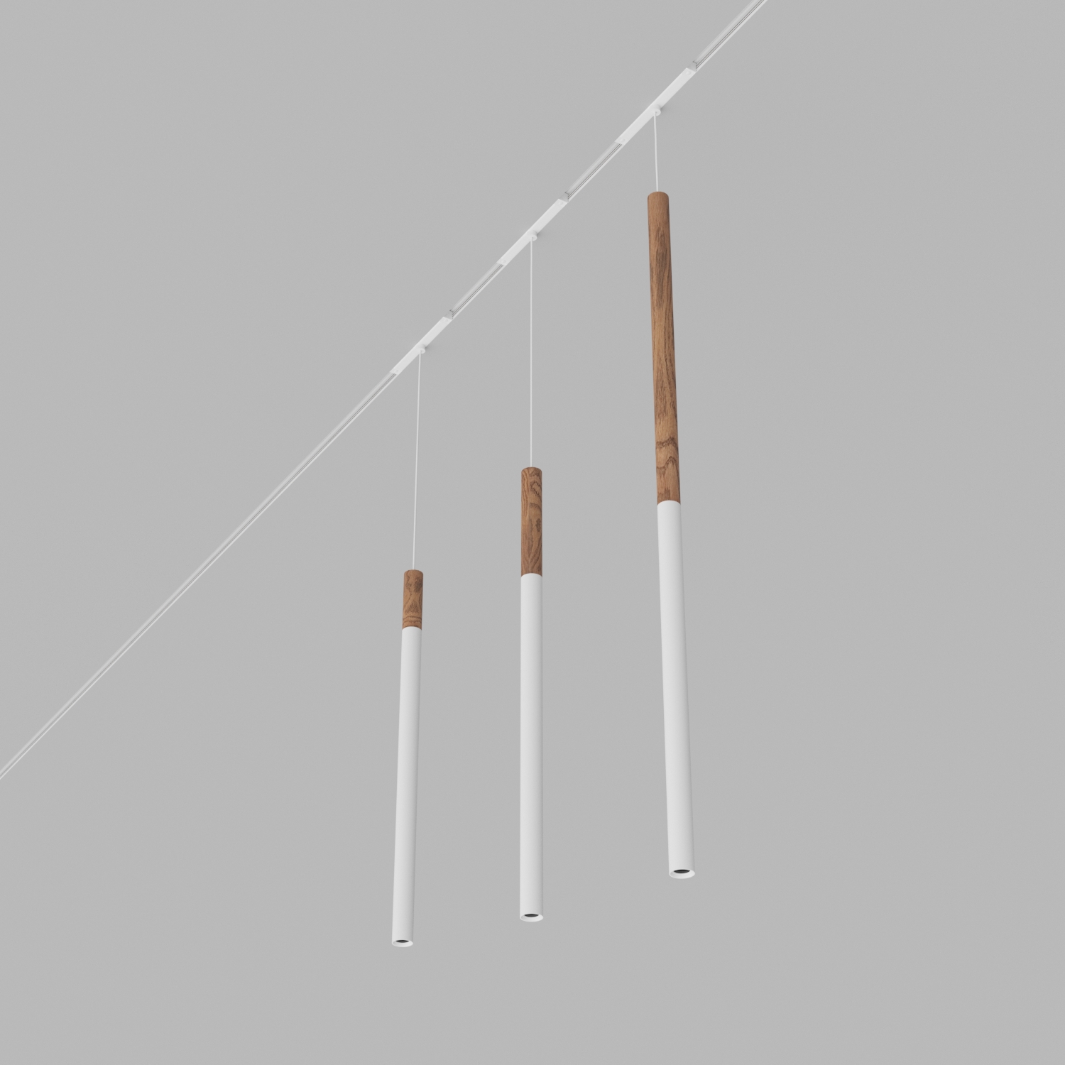 Светодиодный светильник для магнитной системы Ledron Sagi 012 Wooden 300 White