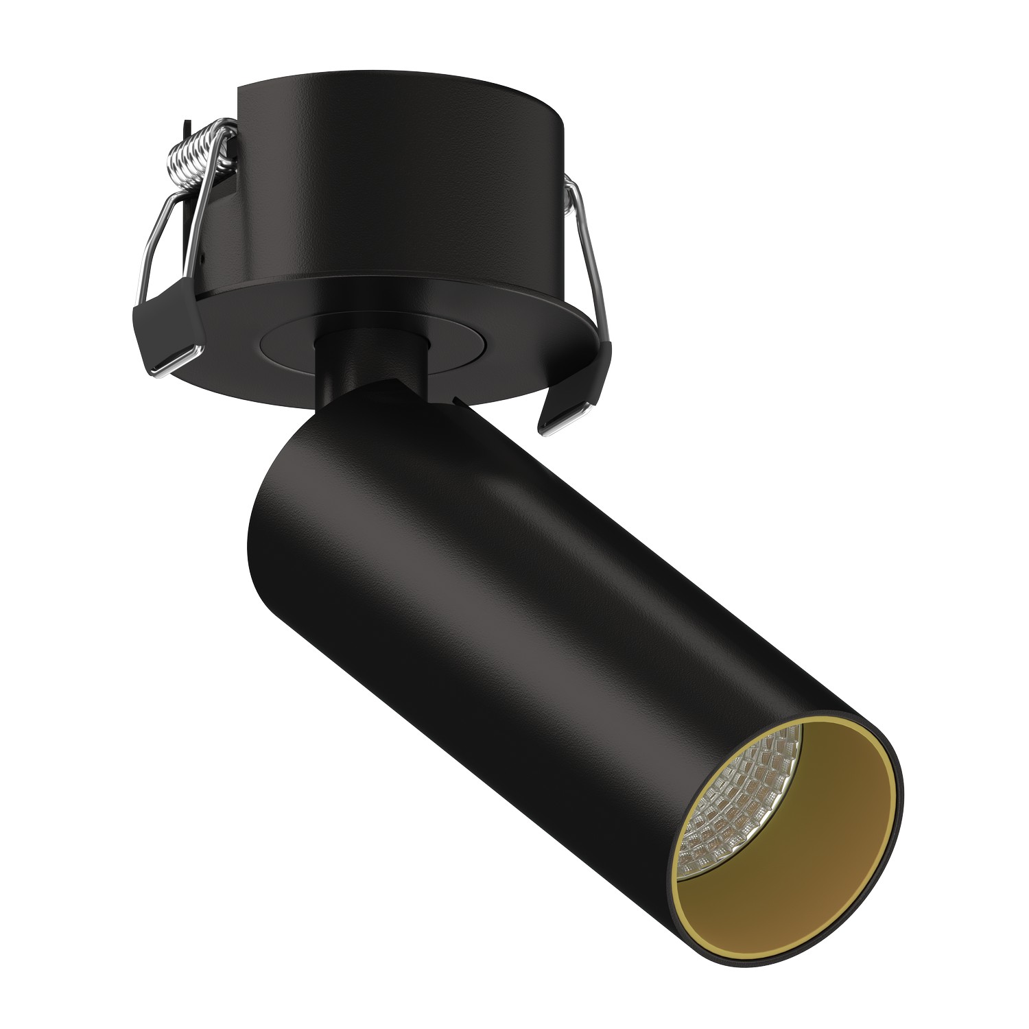Встраиваемый поворотный светодиодный светильник Ledron SAGITONY R BASIC S40 Black-Gold — изображение 2