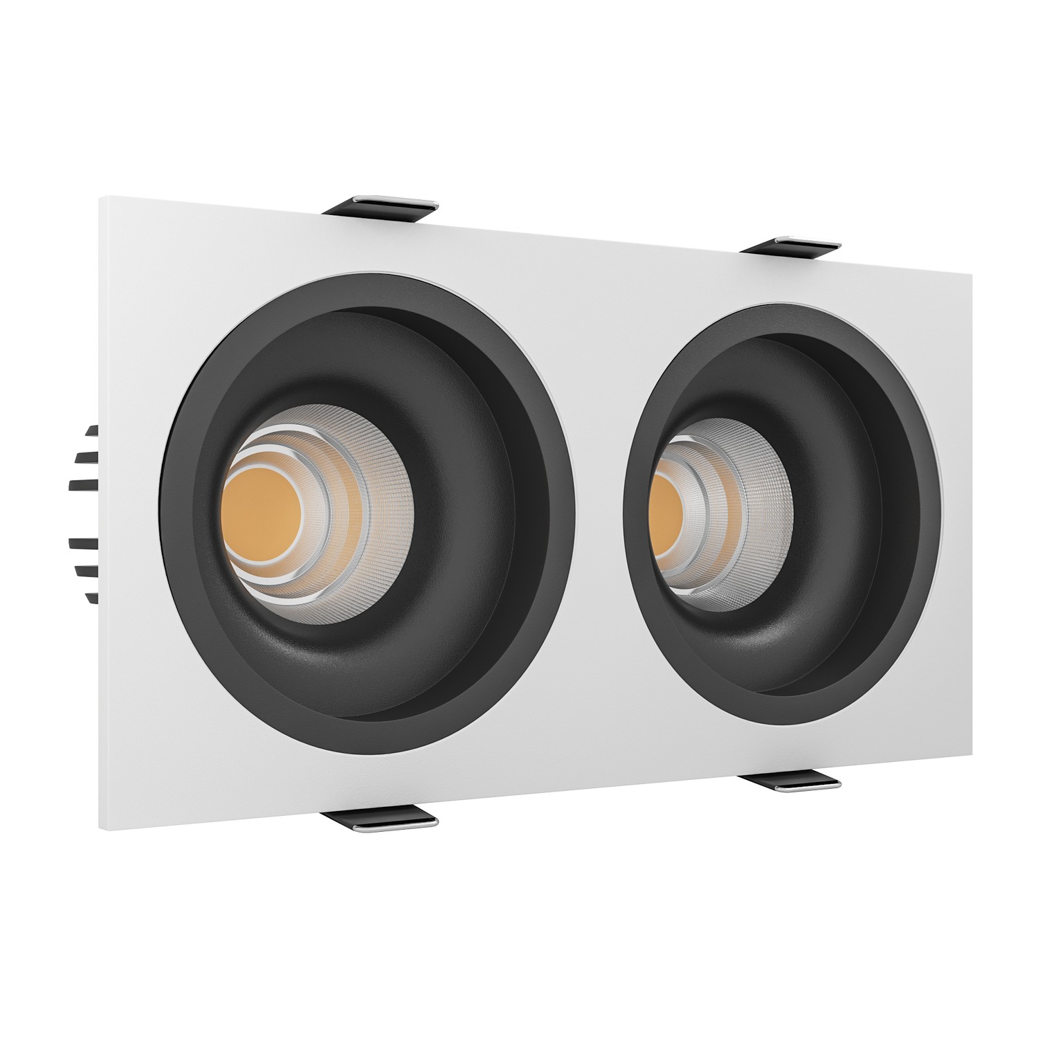 Встраиваемый светодиодный светильник Ledron LEVEL SQ2 TRIAC White-Black — изображение 2