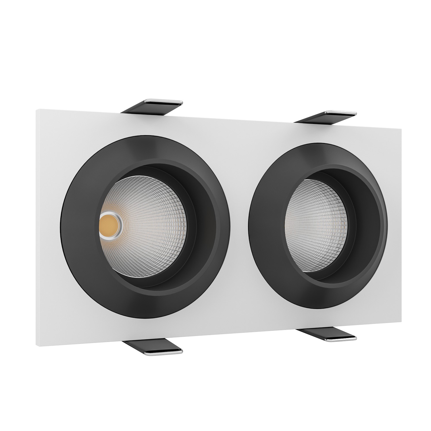 Встраиваемый светодиодный светильник Ledron GIZA MINI SQ2 White-Black — изображение 2