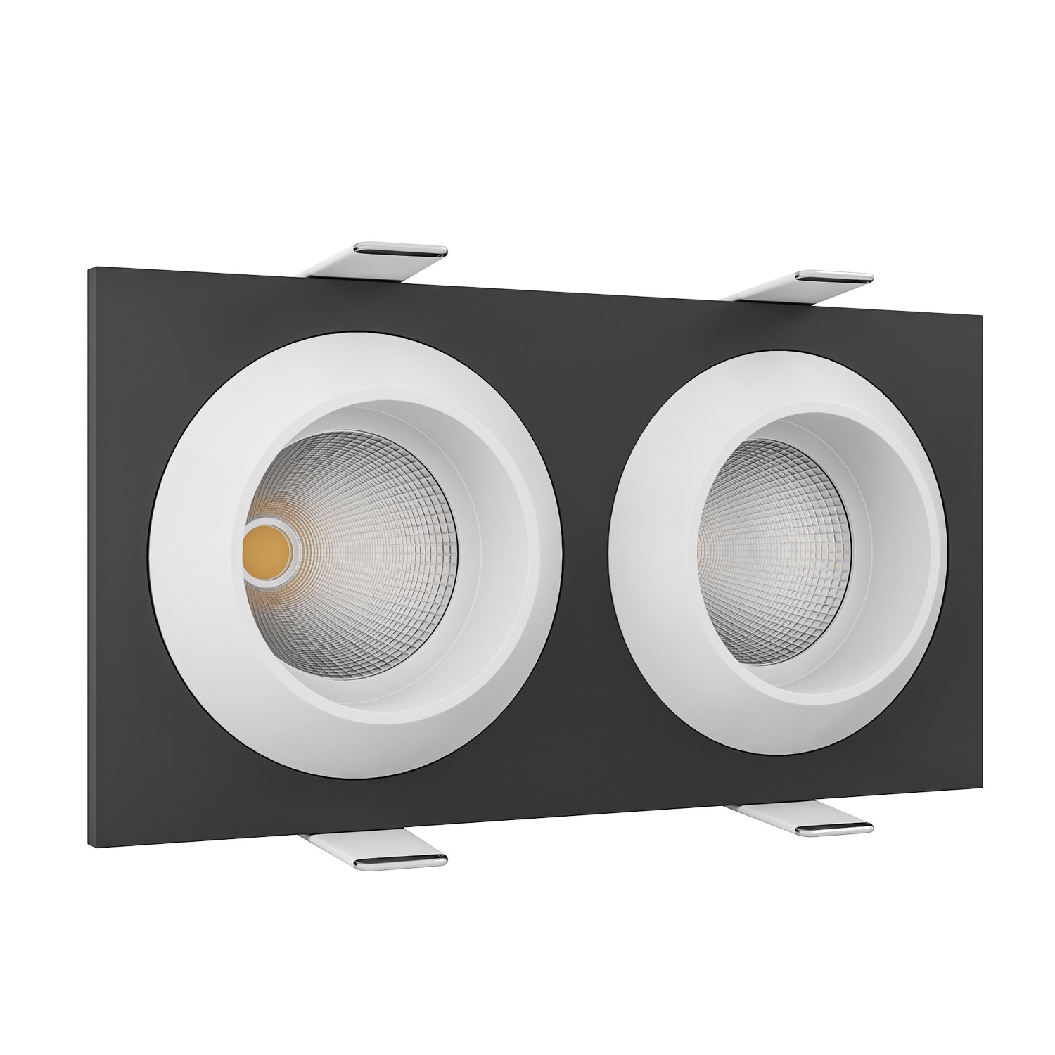 Встраиваемый светодиодный светильник Ledron GIZA MINI SQ2 Black-White — изображение 2