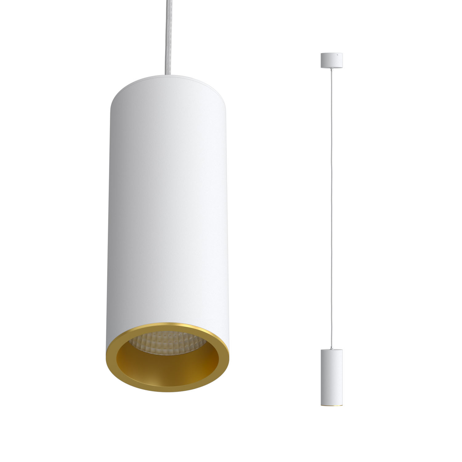 Подвесной светодиодный светильник Ledron SLC7391/7W-P White-Gold TRIAC 4000K — изображение 2