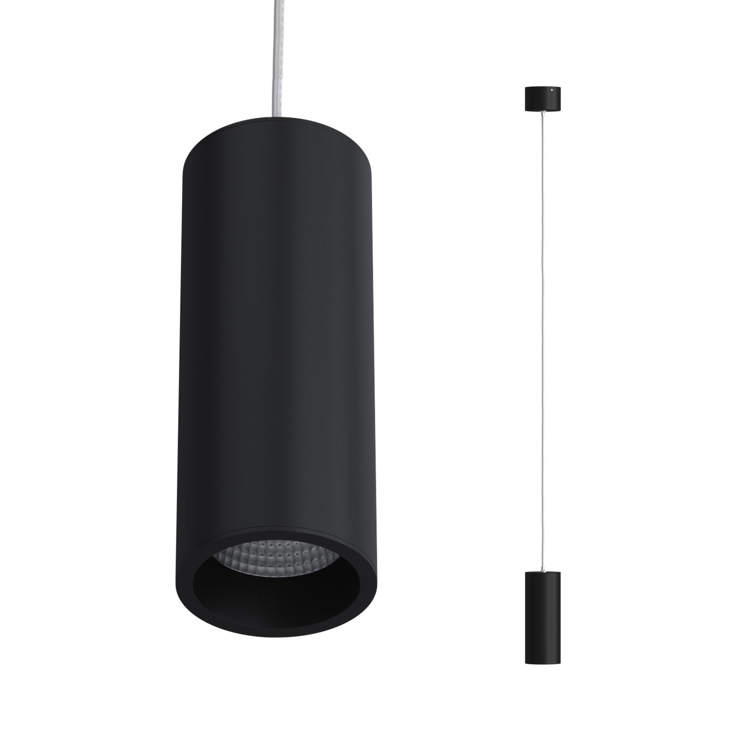 Подвесной светодиодный светильник Ledron SLC7391/7W-P Black TRIAC — изображение 2
