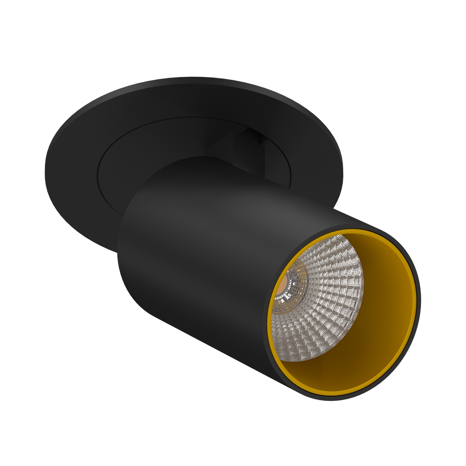 Встраиваемый поворотный светодиодный светильник Ledron DANNY MINI S40 Black-Gold — изображение 2