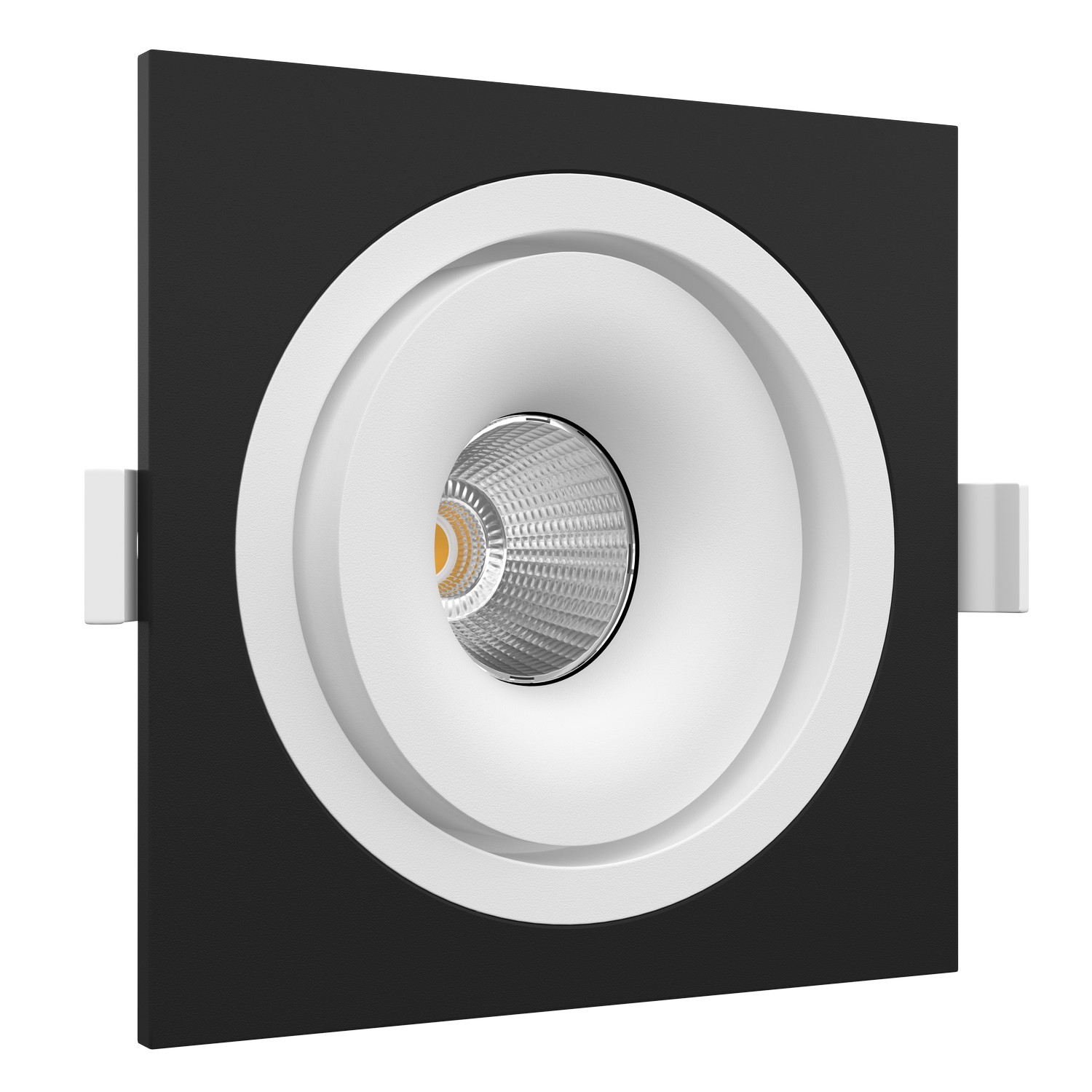 Встраиваемый поворотный светодиодный светильник Ledron MJ1006 SQ Black-White — изображение 2