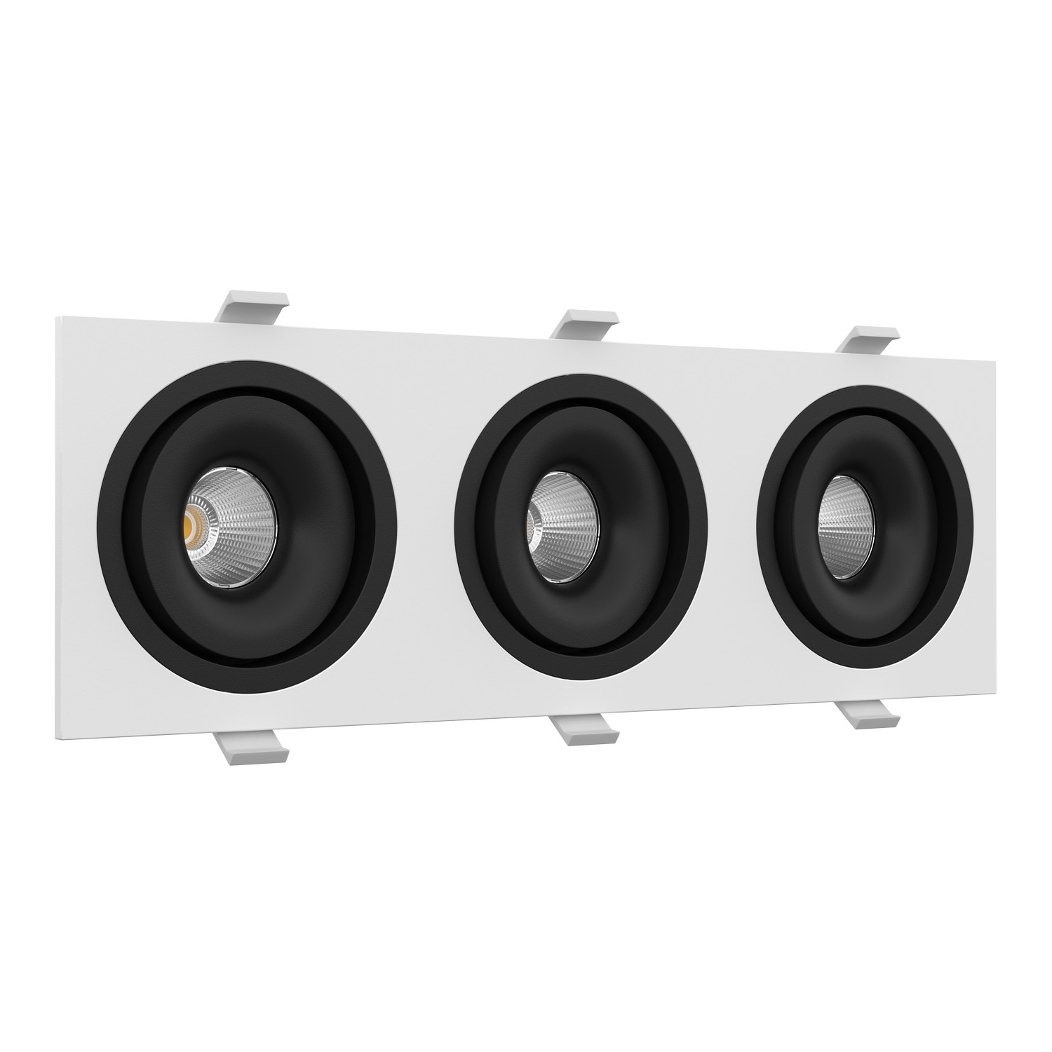 Встраиваемый поворотный светодиодный светильник MJ1006 SQ3 White-Black 4000K — изображение 2