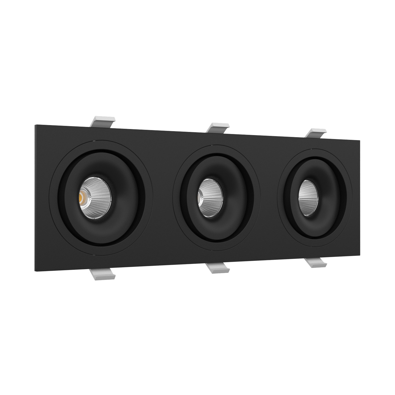 Встраиваемый поворотный светодиодный светильник Ledron MJ1006 SQ3 Black — изображение 2