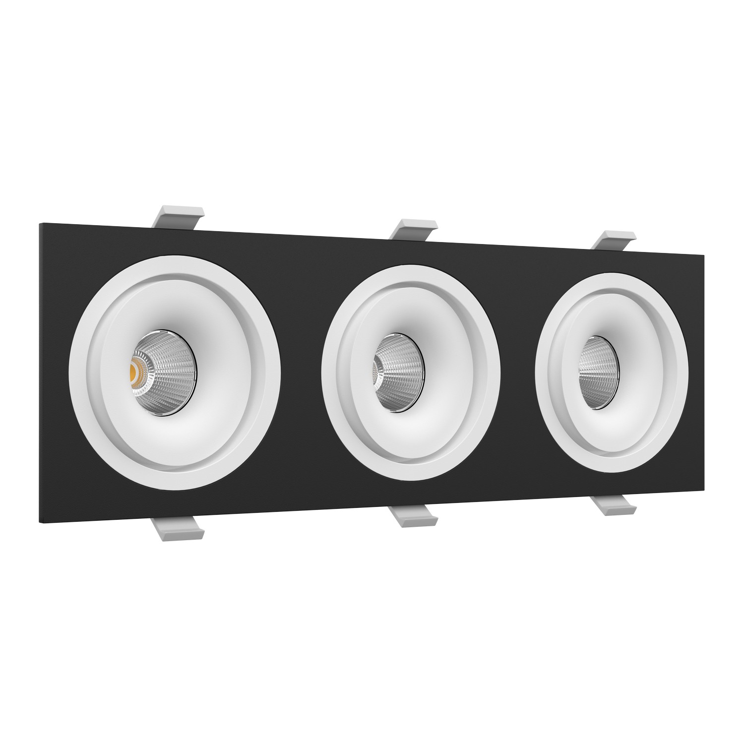 Встраиваемый поворотный светодиодный светильник MJ1006 SQ3 Black-White 4000K — изображение 2