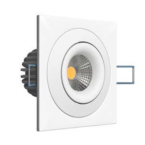 Встраиваемый поворотный светодиодный светильник Ledron LH07SB-R SQ White 4000K TRIAC