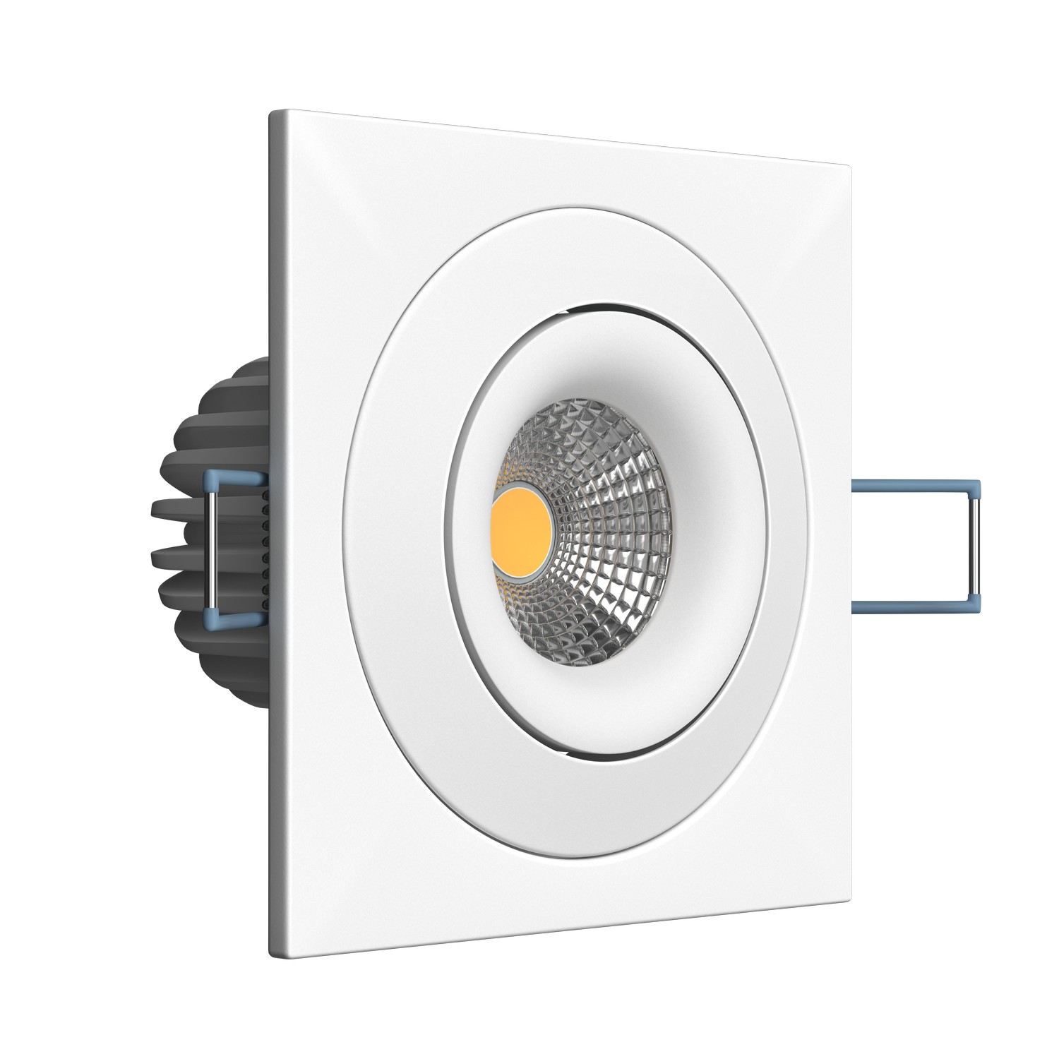 Встраиваемый поворотный светодиодный светильник Ledron LH07SB-R SQ White 4000K TRIAC