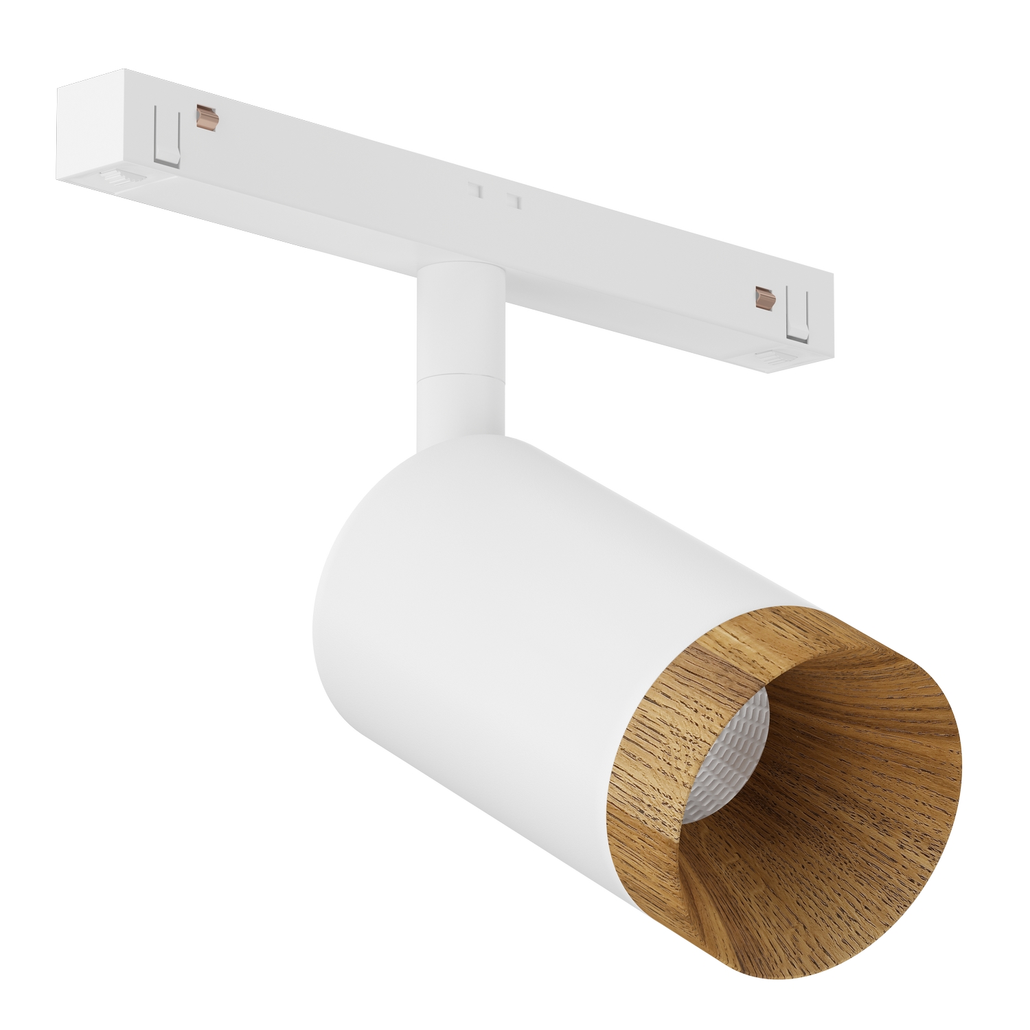 Светодиодный светильник для магнитной системы Ledron Sagi S60 Wooden White — изображение 2